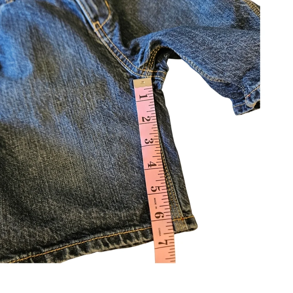 Oshkosh B'gosh Boys Denim Carpenter Shorts Size 5 Adjustable Waist Jean Shorts